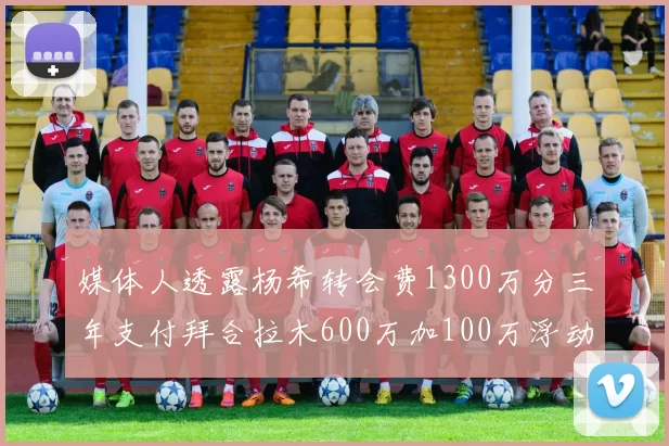 媒体人透露杨希转会费1300万分三年支付拜合拉木600万加100万浮动