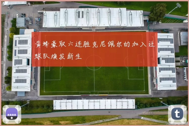 黄蜂豪取六连胜克尼佩尔的加入让球队焕发新生